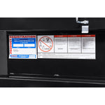 Weather Guard Tool Box, Gloss Black, Aluminum, 20 in Length x 72 in Width x 18 in Height - 121-5-04