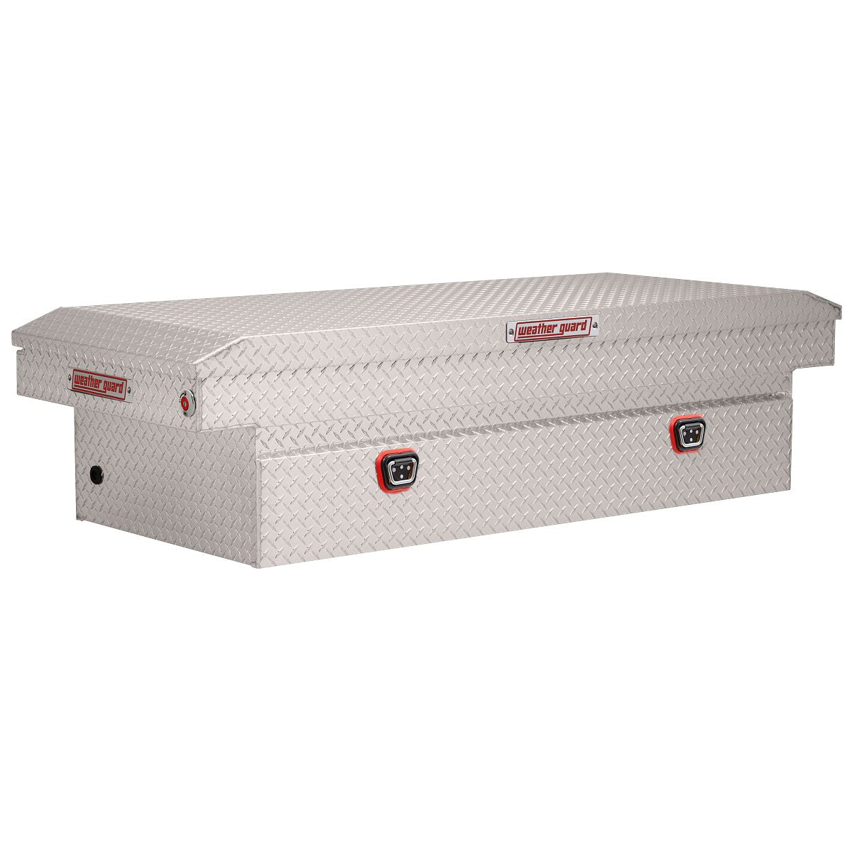 Weather Guard Tool Box, Aluminum, 27-1/2 in Length x 72 in Width x 18-1/2 in Height, 15.5 Cubic ft Capacity - 117-0-04