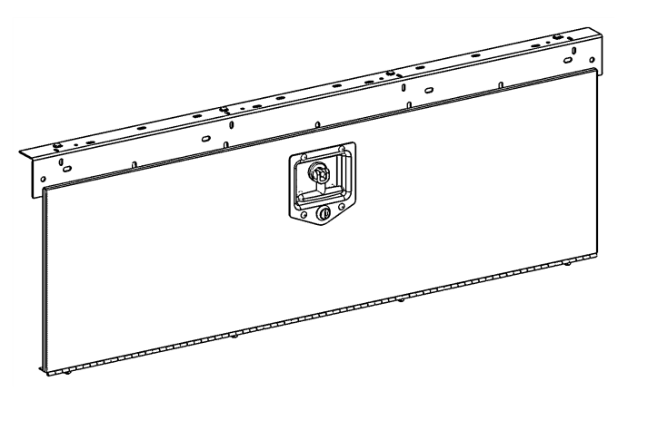 Holman Van Storage System Shelf Door, For 52 in Shelf Unit, Steel - 40040