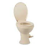 Dometic Toilet, 400 Series, Round Seat With 18 in Seat Height, 19-3/4 in Height x 15-1/4 in Width x 17-3/4 in Depth - 9610008276