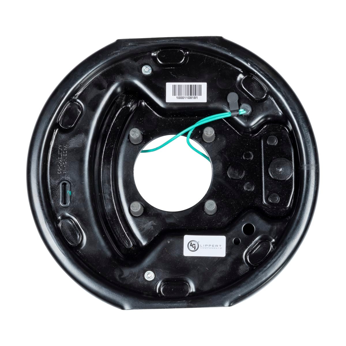 Lippert Trailer Brake Assembly, Replaces Lippert Assembly 10 in Diameter x 2-1/4 in Width, 3500 lb Axle Capacity - 122258