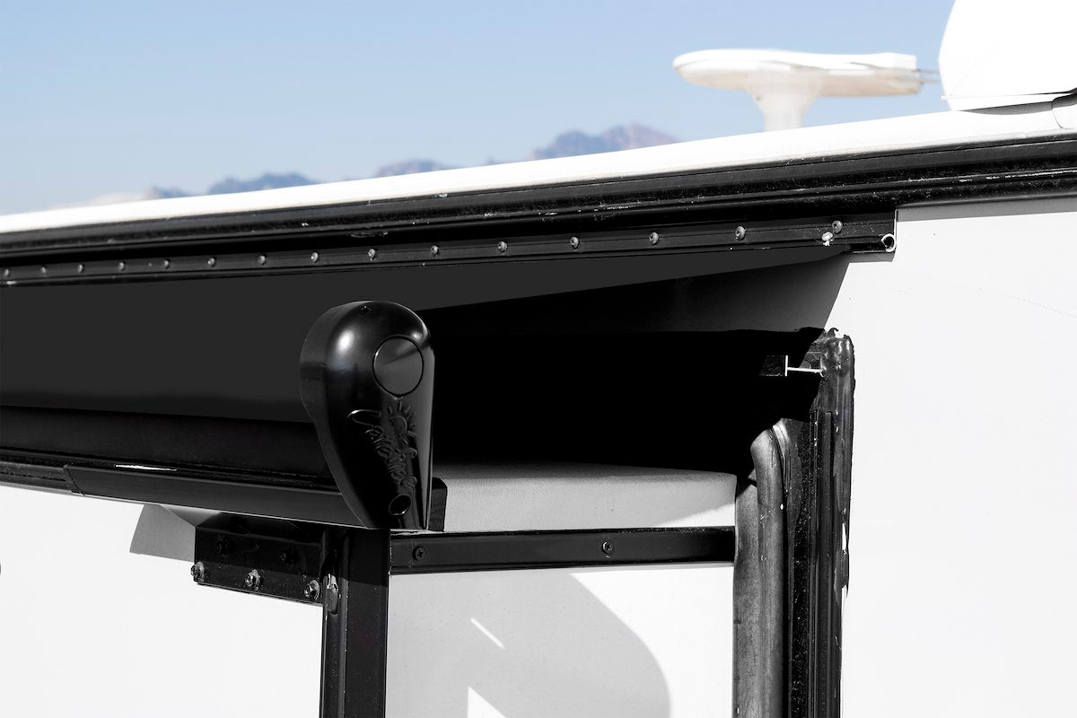 Carefree RV Awning, Roof Size Range 139 in To 144.9 in, Flange Size Range 144 in To 149.9 in, 148 in Fabric Width - HI1446262TR