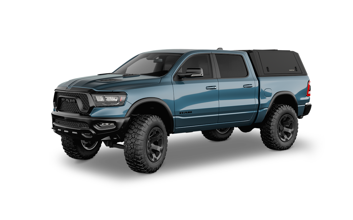 SmartCap Truck Cap, Holds Up To 330 lb When Moving And 770 lb When Parked, Matte Black, Stainless Steel - ED1310-MB