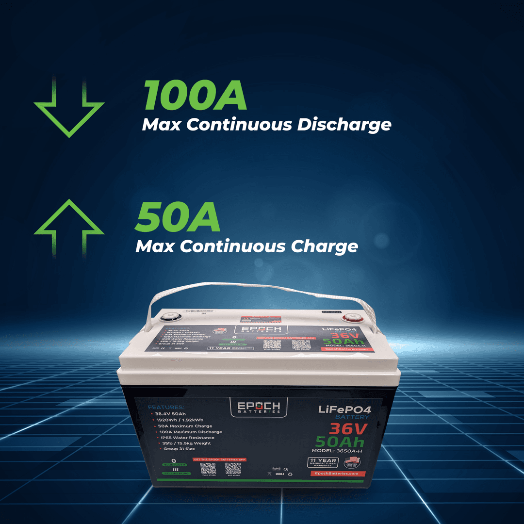 Epoch Battery, Essential Series, Group 31, 36 V - 3650A-H