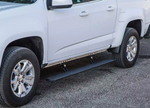 AMP Research Running Board, Textured Powder Coated, Black, Die Cast Aluminum - 76153-01A