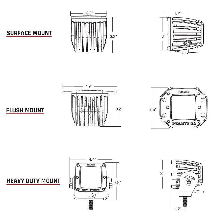 Rigid Industries Auxiliary & Work Lighting 202213BLK product image 2
