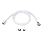 Camco Shower Head Hose, 60 in Length, Fits Standard 1/2 in Shower Arm, White - 43717
