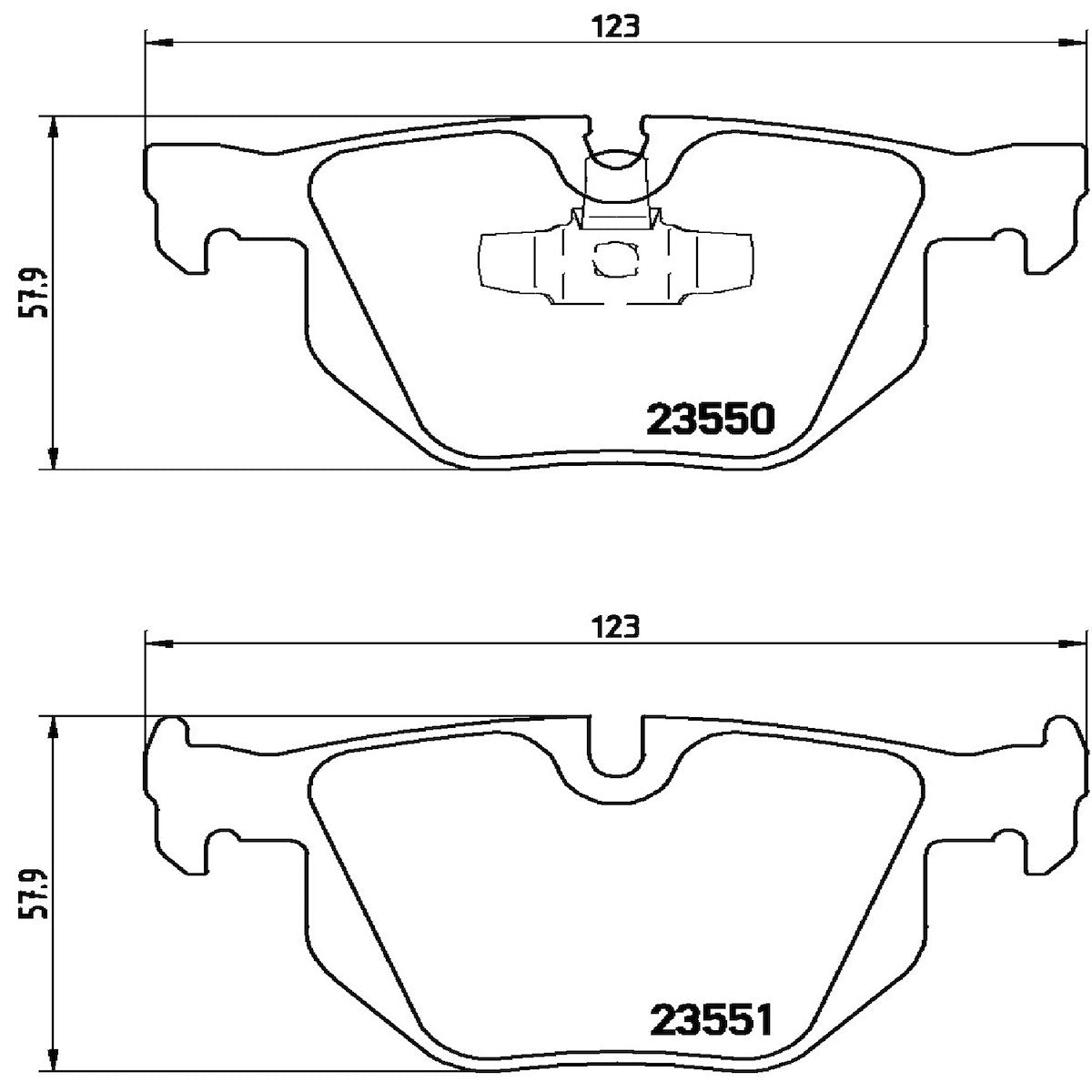 Brembo Brake Pads P06039 product image 5
