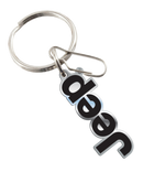 Plasticolor Key Chain, Black/Silver - 004266R01