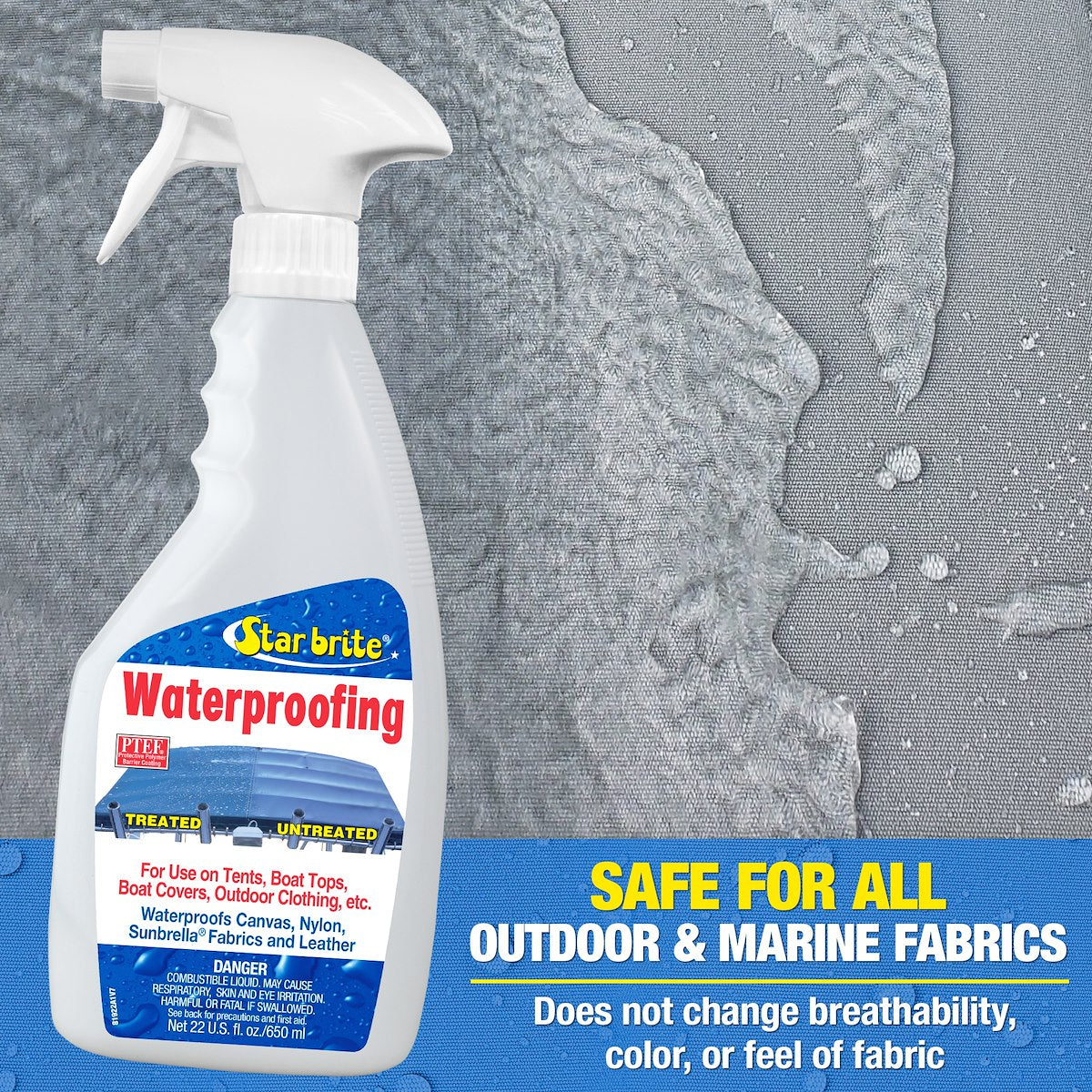 Star Brite Water Repellent, 22 oz Trigger Spray - 081922PC