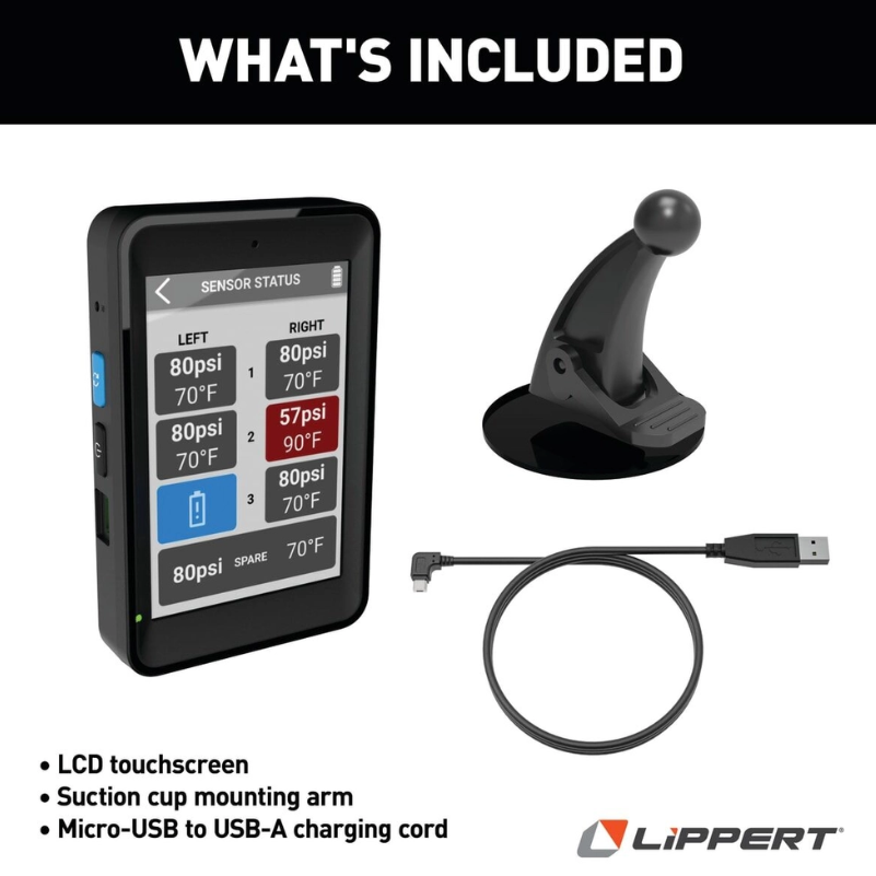 Lippert Tire Pressure Monitoring System - TPMS Display - 2024030980