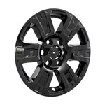 Coast2Coast Wheel Skin, 18 in, 6 Spokes, Gloss Black, Set Of 4 - IWCIMP403BLK