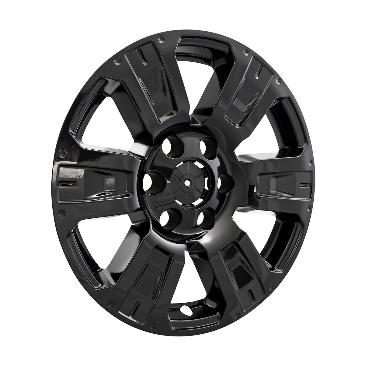 Coast2Coast Wheel Skin, 18 in, 6 Spokes, Gloss Black, Set Of 4 - IWCIMP403BLK