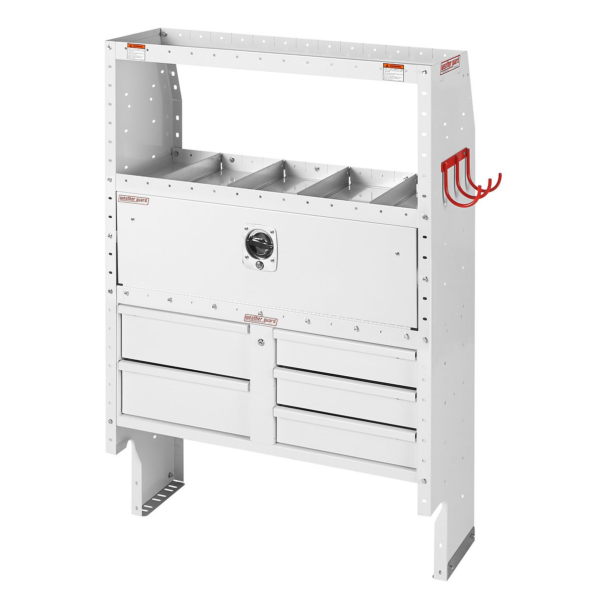 Weather Guard Van Storage System Kit, White - 600-8412L