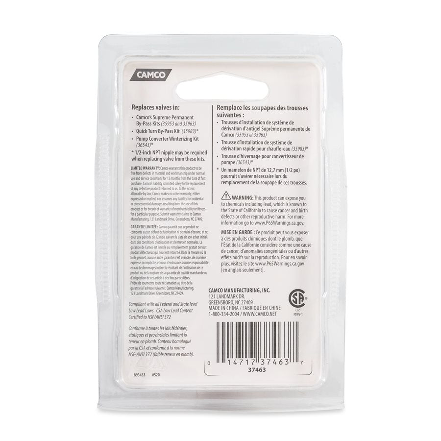 Camco Fresh Water By-Pass - 37463