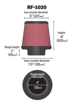 K&N Air Filter Elements RF-1020 product image 3