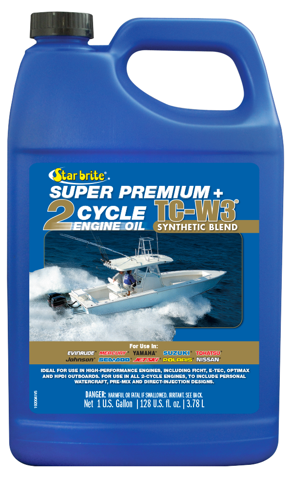 Star Brite Oil, Used For 2-Stroke Engines, 1 gal Jug - 19200