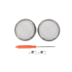 Camco Bug Screen - RV Appliance, 2-7/8 in Diameter x 1-5/16 in Depth, Stainless Steel, Pack Of 2 - 42141