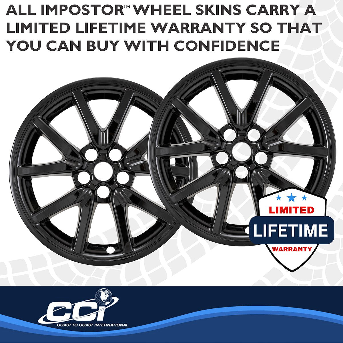 Coast2Coast Wheel Skins & Styled Wheel Covers IMP527BLK product image 5