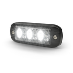Ecco Electronic Warning Light, ED3600 Series, 3.7 in Length x 0.5 in Width x 1.4 in Height, Dual Color - Amber/White - ED3602AW