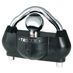 Trimax Locks Trailer Hitch Lock, Fits 1-7/8 in/2 in And 2-5/16 in Couplers, Black, Steel Shackle/Ballistic Grade Nylon Body - UMAX100