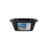 Camco Dish Pan, Holds 9 qt, Fits 10-1/2 in Width x 12-3/4 in Length and Larger Sinks, Black - 43515