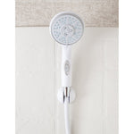 Camco Shower Head, With 4 Available Spray Settings, White - 43711