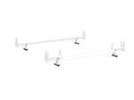 Holman Ladder Rack, White, Steel, Compatible With Rear Roller Bar 40829, Set Of 2 - 40821