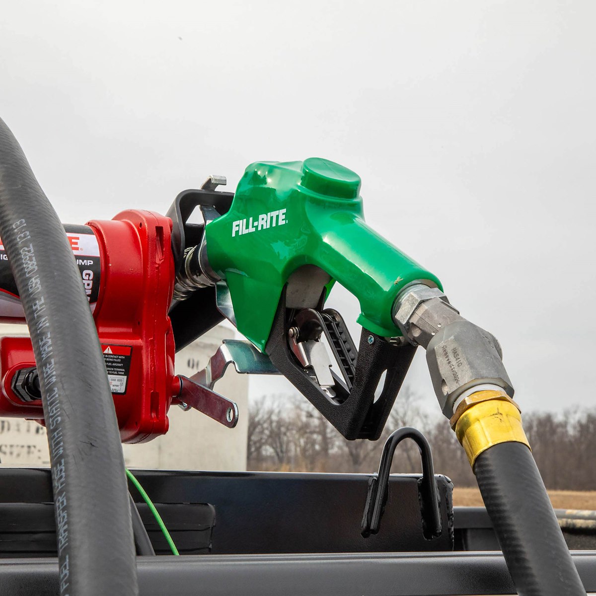 Fill-Rite Liquid Transfer Tank Pump Nozzle, Use For Gasoline/Diesel/E15/Biodiesel Up To B20/Kerosene, 5 To 25 gal Per Minute, 1 in Inlet - SDN100GAN