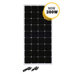 Go Power Solar Kit, 200 Watt/9.62 amp Charging Current, 59.1 in Length x 26.3 in Width x 1.58 in Thickness - OVERLANDER-E
