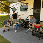Lippert Camping Chair, 38-1/2 in Length x 26 in Height x 42 in Depth, 500 lb Weight Capacity - 2022114828