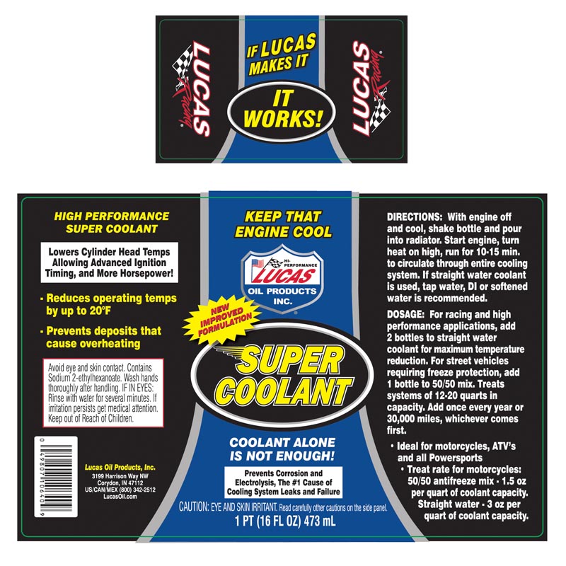 Lucas Oil Coolant Additive, 16 oz Bottle - 10640