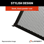 Lippert Screen Door Grille, 24-1/2 in Width, For Lippert Entry Doors With 28 in Width Door Rough Opening, Black - 859793