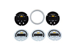 AEM Electronics Gauge Face Overlay, X Series, White, For Use With AEM Part Number 30-0302 - 30-0302-ACC