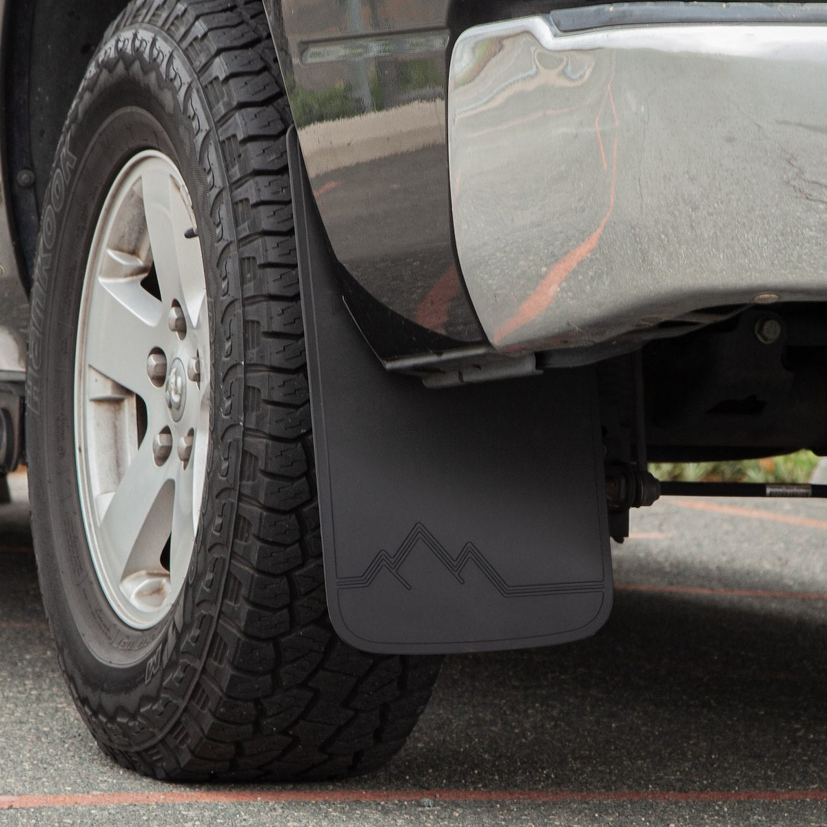 Plasticolor Mud Flap, Easy-Fit Series, Black, Set Of 2 - 000543R01