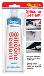 Star Brite Caulk Sealant, White, 2.8 oz Tube - 082101