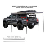 Overland Vehicle Systems Awning, Nomadic 270LTE, 75 Square ft of Cover, 280G Poly Cotton - 19679907