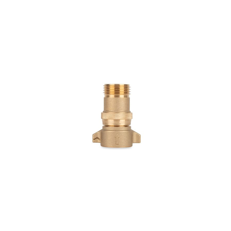 Camco Fresh Water Pressure Regulator, Brass, Preset Pressure Range of 40-50 PSI, Complies With CA and VT Regulations For Brass Content - 40055