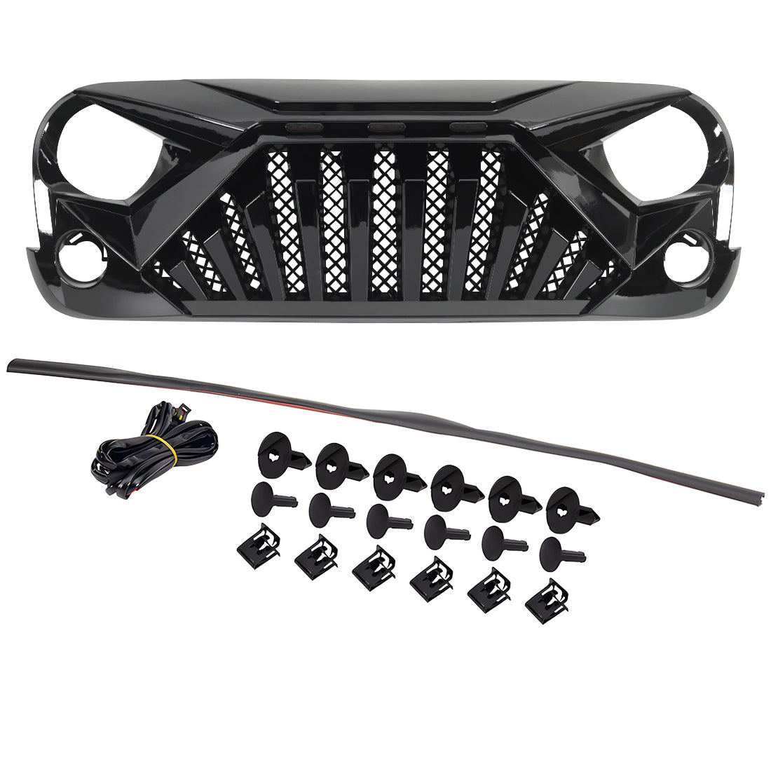 American Modified Grille, Gloss Black - AMJPAA00129
