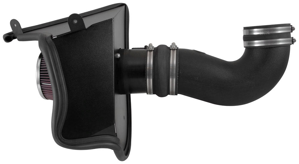 K&N Cold Air Intake, 63 Series AirCharger, Black Polyethylene Tube, Red Filter - 63-3092