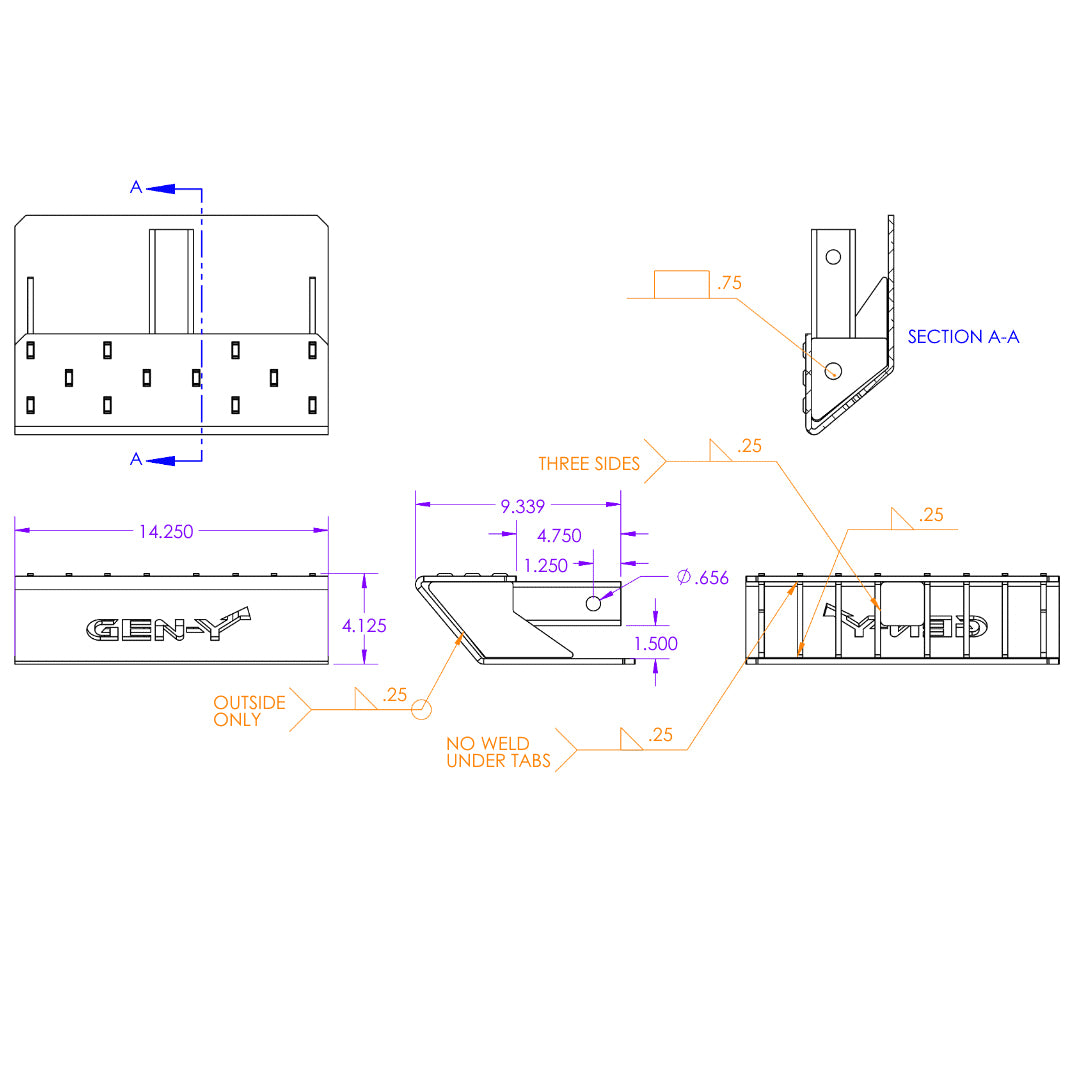 GEN-Y Hitch Hitch Skid Plates GH-103629 product image 4