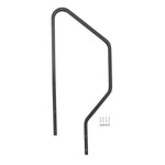 MOR/ryde Entry Step Hand Rail, Use With 2nd Generation StepAbove 4 Step RV Steps, Black - STP214-120H