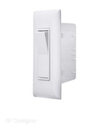 RV Designer Interior Light Switch, 125 V AC, White - S841