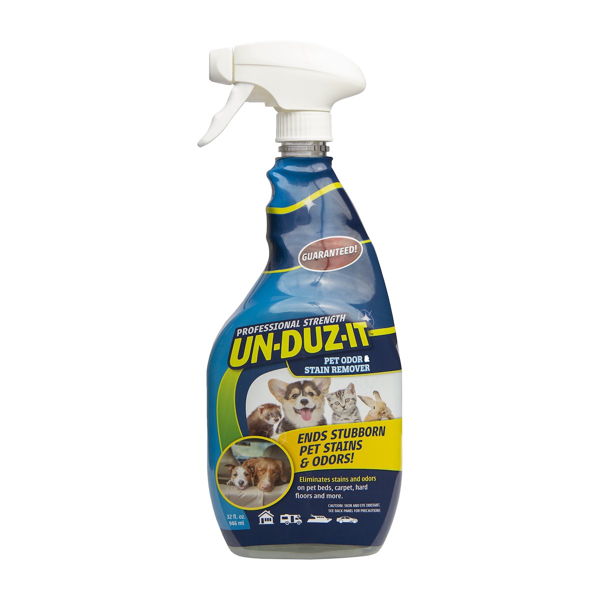 UnDuzit Chemicals Carpet Cleaner, 32 oz Spray Bottle - 124576