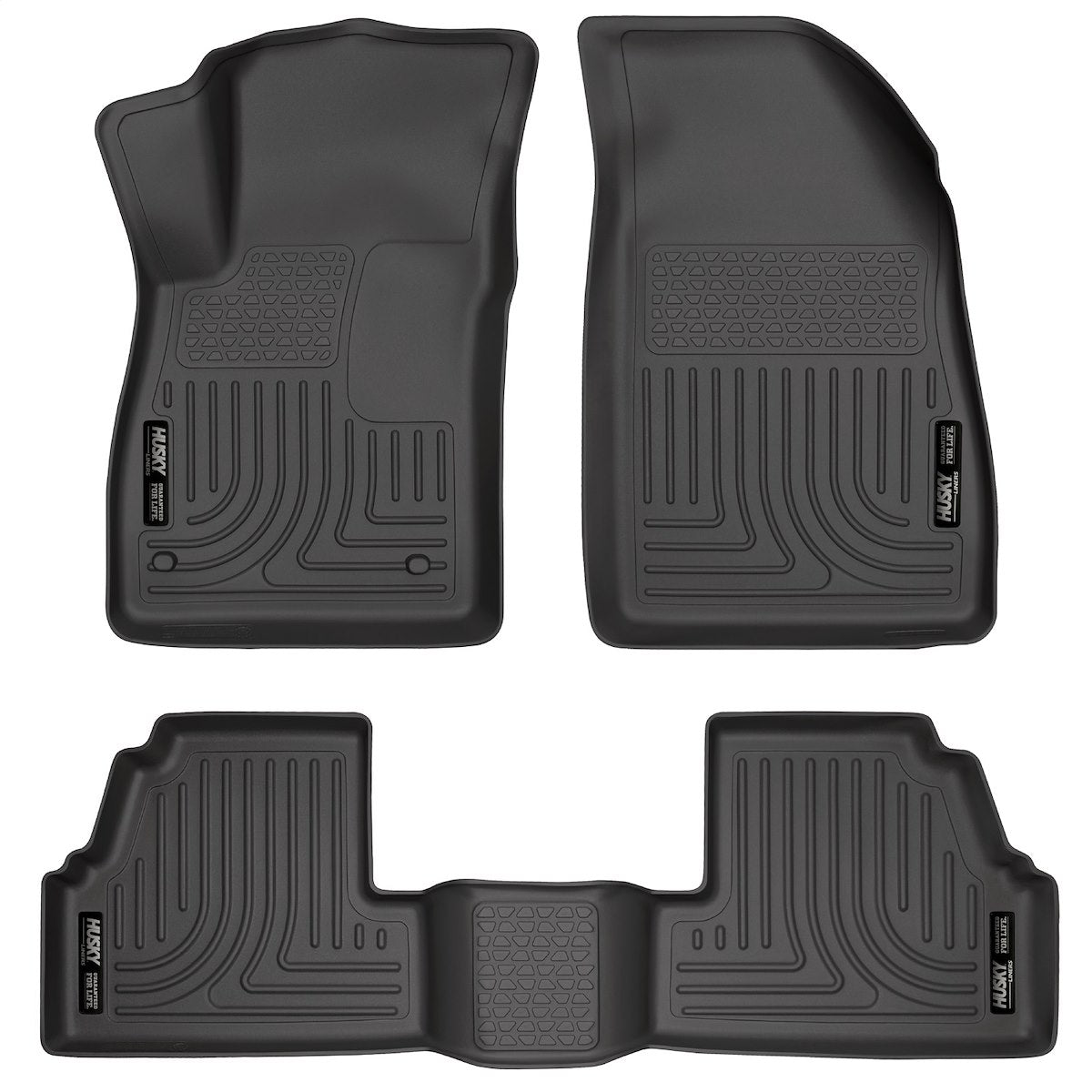 Husky Liners Floor Liner, Black, 3 Piece - 98271