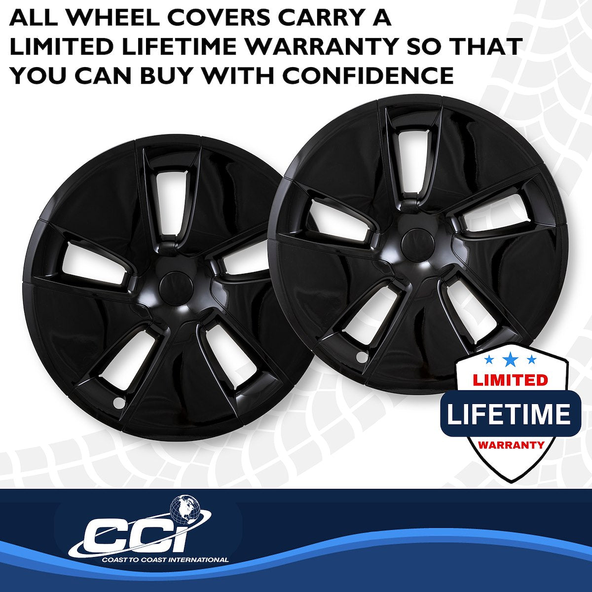 Coast2Coast Universal Wheel Covers 56518BLK product image 5