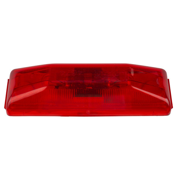 Grote Industries Clearance Light, Incandescent, 3.79 in Length x 1.2 in Width x 0.8 in Height, Red Lens - 46742