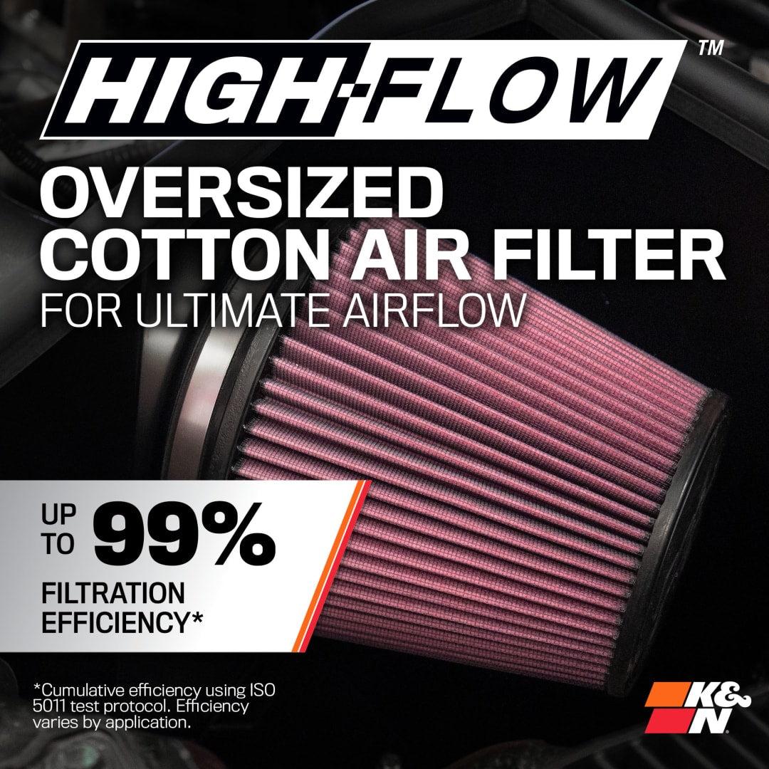 K&N Air Cleaner Assemblies and Air Intake Kits 63-2625 product image 6
