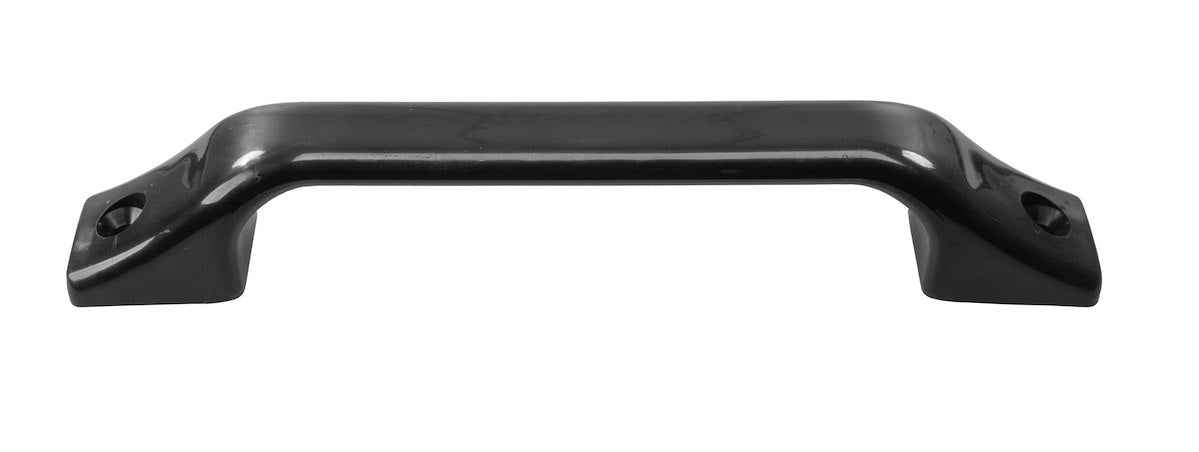 JR Products Exterior Grab Bar, Black, 7-7/8 in Mounting Hole Distance On Center - 06-30315