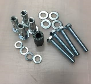 Bedslide Bed Slide Installation Kit, With 4 Rivet Nuts And Installation Tool - BSA-RIVKT